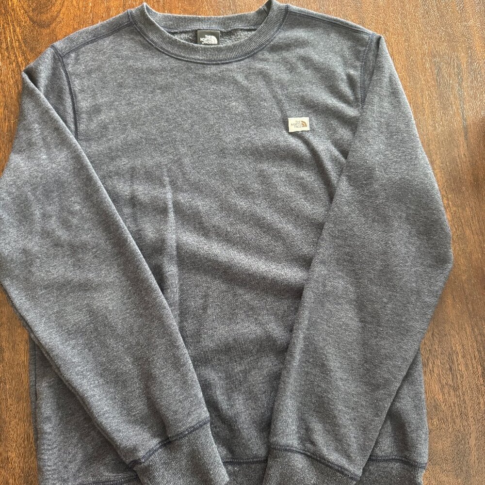 The North Face Mens Crewneck Sweatshirt - Size Medium Dark Gray